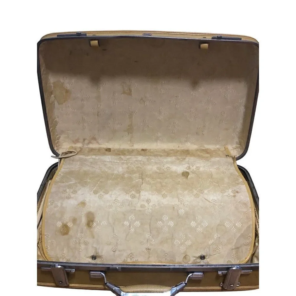 Vintage American Tourister Suitcase Luggage Hard Shell